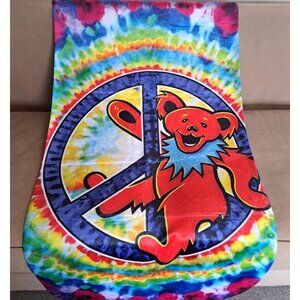 Grateful Dead Towel Beach Bath Pool Gift Cotton Dancing Bear Tie Dye Peace Sign